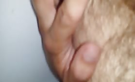 Hairy ass in close up