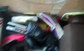 Shit in a glass bowl