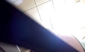 Brown shit on his ass