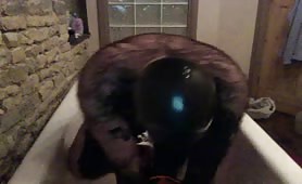 Black shit on his entire body