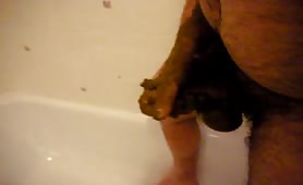 Jerking off with scat