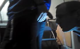 Drinking fresh piss