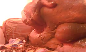 Jerking off with shit