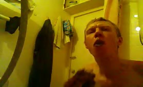 Old man smearing it