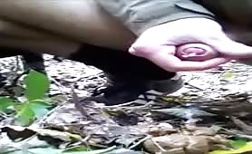 Jerking off with scat