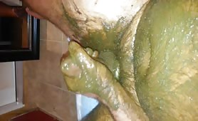 Jerking off with scat