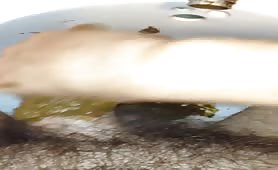 Jerking off with scat