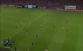 Man in shirt shits on pitch during match