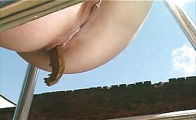 Leak from her pussy