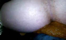 Big load on a gay slave
