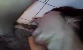 Teen gay eating poop