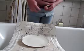 Big turd from fat guy