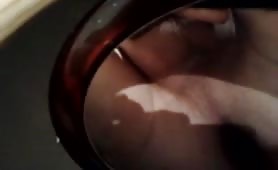 Dirty poop in the toilet