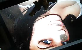 Tribute to a brunette slut