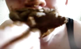 Crap on his face