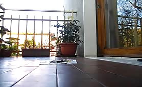 Man shits on newspaper