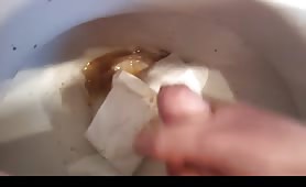 Wank after shit