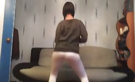 Oops small poop while twerking
