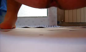 Brown shit on the floor