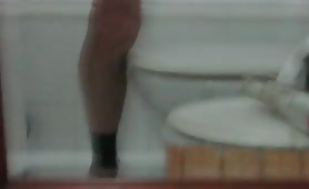 Shitting while masturbating