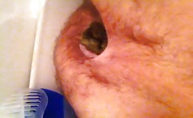 Big turd in close up