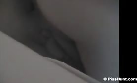 Crap and piss from a young female ass