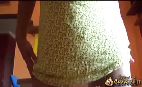 A Young Girl Shits in Her Diaper and Smears It