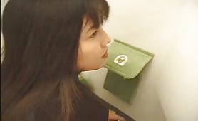 japanese enema on the toilet