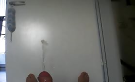 Masturbating and pissing