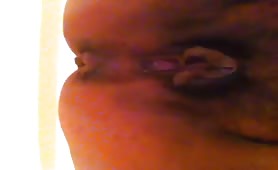 Shitting a small poop