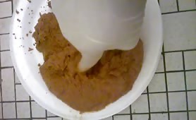 Shit on the plate