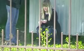Peeing with a friend