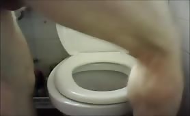 Toilet pooping session amateur shitting in the toilet