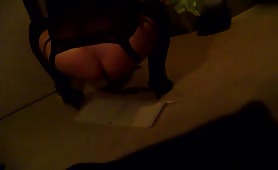 Sexy peggy making a scat video