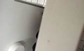 Indian maid caught pooping in public bathroom
