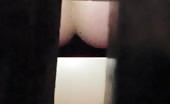 Chubby girl pooping in bathtub