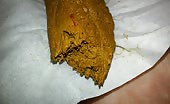 Wife dropped a big yellow turd