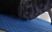 Man shits in his shorts at the gym