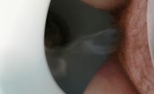 Hairy wife shitting and peeing