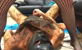 Fresh load of poop on slave's face