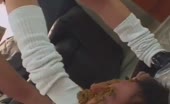 Many schoolgirls poop on a lucky guy