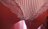 Lots of shit in white panties