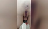 Big turd stuck in ass