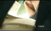 Spying on hairy milf shitting
