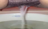She's peeing with pressure