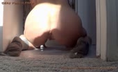 Hot milf shits on her knees