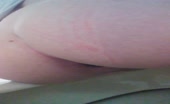 Teasing with big ass before pooping