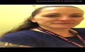 Brown haired babe shitting
