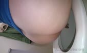 Close up of his wife shitting