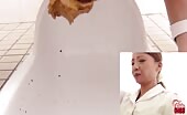 Brown poop from sexy ass